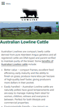Mobile Screenshot of lowlinecattleassoc.com.au